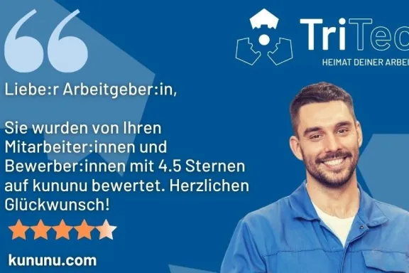 Bild von 4,5/5 Sterne für TriTec