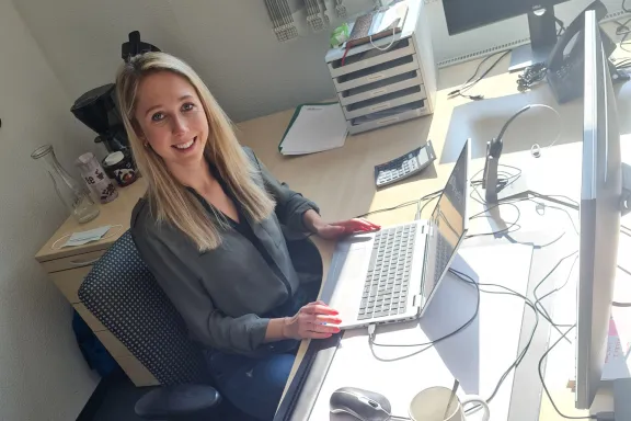 Bild von Elisabeth Pogoda, die neue Onsite Managerin am Standort Bönen