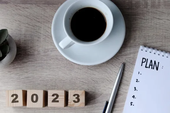 Bild von Willkommen 2023 - willkommen neue Vorsätze