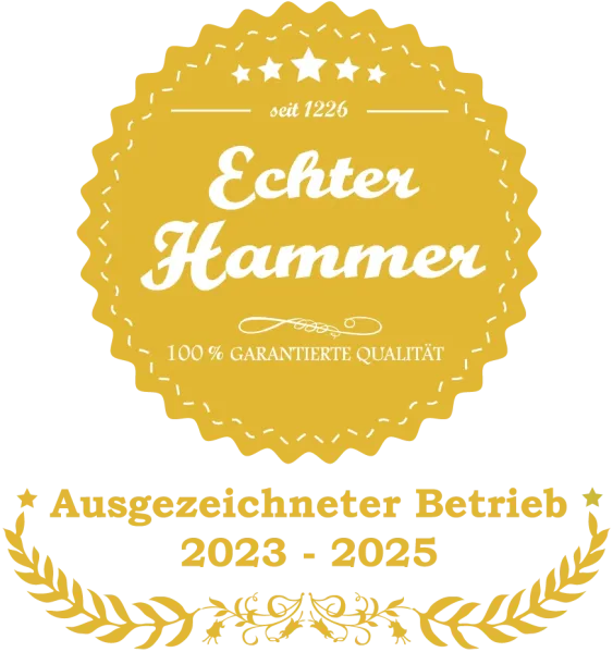 Echter Hammer - Ausgezeichneter Betrieb 2023 -2025