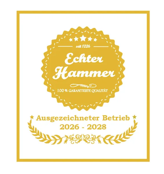 Echter Hammer - Ausgezeichneter Betrieb 2026-2028